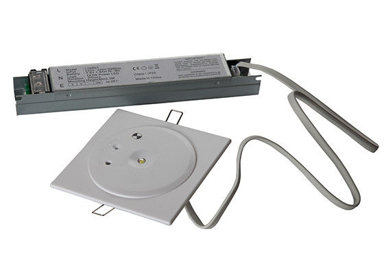 IP20 Rated Commercial Ceiling Emergency Light with Battery Backup 3 Hours Operation Non Maintained LED Lamp
