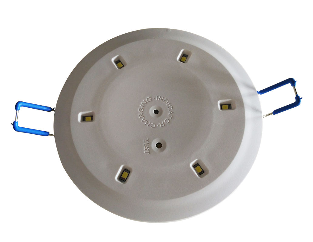 Recessed LED Emergency Ceiling Light 3.6V Ni-Cd Battery Steel Casing IP20 L117N