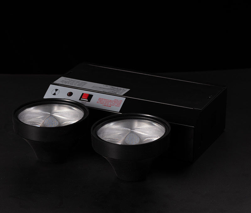 CE Black Casing LED Twin Spot Emergency Light with 3 Years Warranty, 3.6V/1.6Ah Battery and 3 Hours Duration