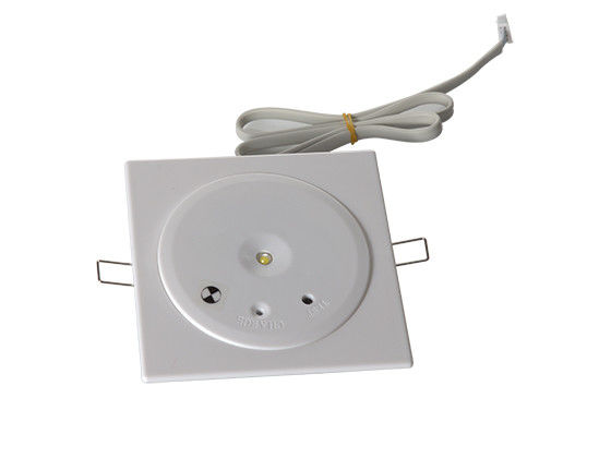 220V Rechargeable Emergency Light with 180Min Operation, Fire Retardant ABS Casing and Wall Recessed Mounted