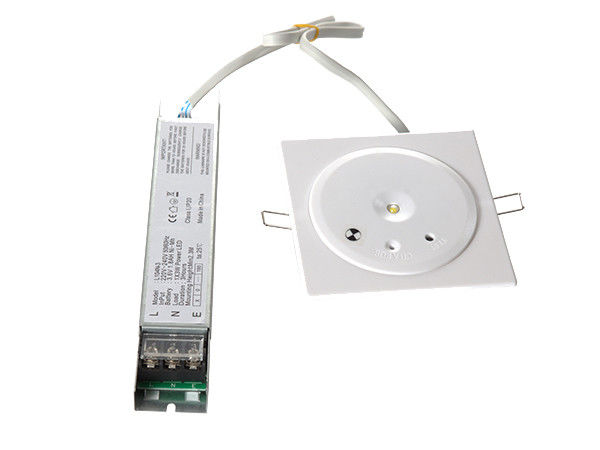 220V Rechargeable Emergency Light with 180Min Operation, Fire Retardant ABS Casing and Wall Recessed Mounted