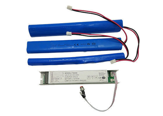 Rechargeable Emergency Conversion Kit with Li-ion Battery for 1-45W LED Lights Providing 3 Hours Duration