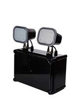 High Brightness Led Rechargeable Twin Spot Emergency Lights For Shopping Mall