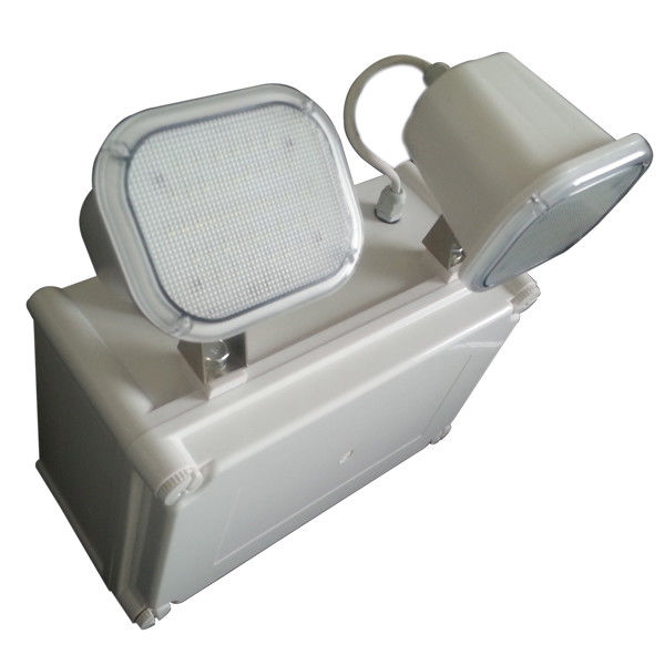 Twin Spot LED Waterproof Emergency Light IP65 Ni-Cd Wet Location Battery Operation L107N