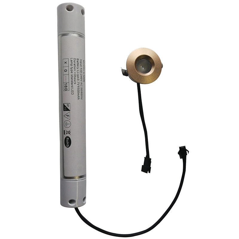 Aluminum Casing 3W LED Rechargeable Emergency Light with Battery Backup IP20 High Brightness L124N