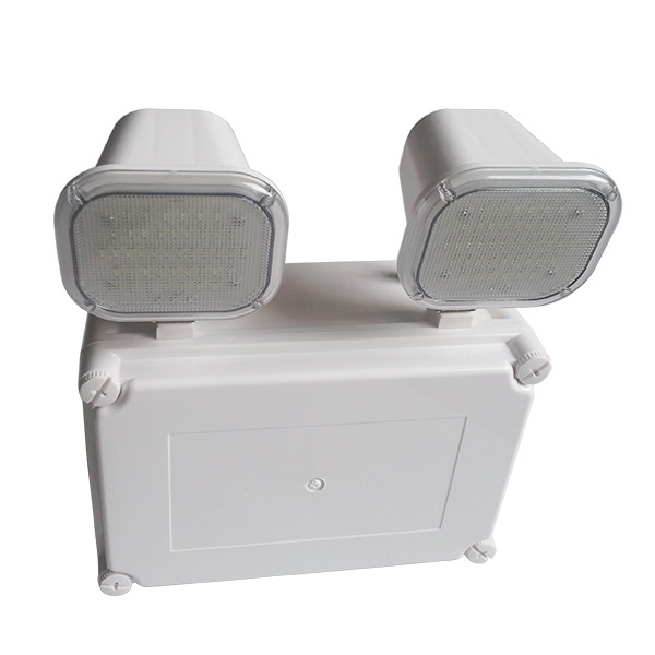 Two Heads Battery 12w LED Emergency Light IP65 Waterproof