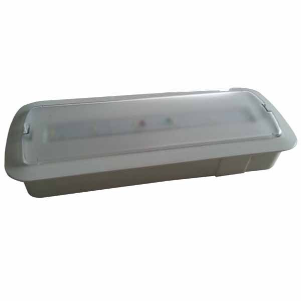 Exterior SMD 5730 LED Rechargeable Wall Recessed Emergency Bulkhead Light with Battery Backup Ni-Cd Battery L116N-C1