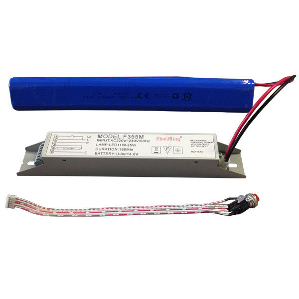 Battery Operated Emergency Light Power Supply with Li-ion Battery 14.8V 6.0Ah and Self-test Function for More than 3 Hours Duration