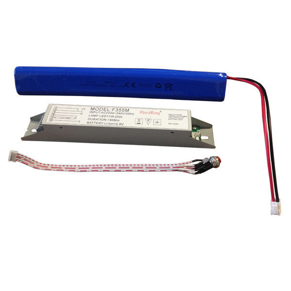 Battery Operated Emergency Light Power Supply with Li-ion Battery 14.8V 6.0Ah and Self-test Function for More than 3 Hours Duration