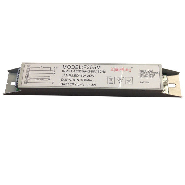 Battery Operated Emergency Light Power Supply with Li-ion Battery 14.8V 6.0Ah and Self-test Function for More than 3 Hours Duration