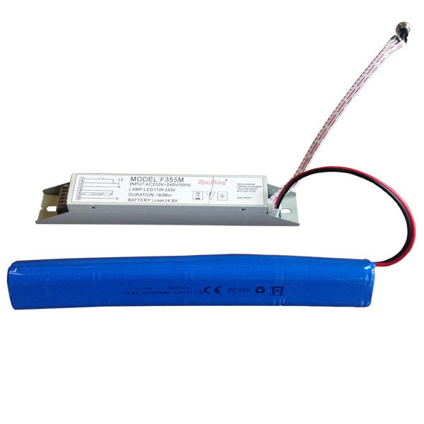 Battery Operated Emergency Light Power Supply with Li-ion Battery 14.8V 6.0Ah and Self-test Function for More than 3 Hours Duration