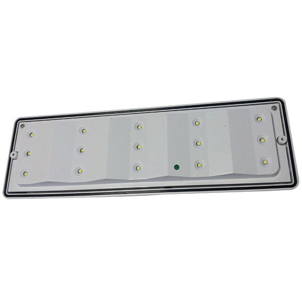 Wall Mounted Waterproof Self Testing Emergency Lights 220V with PC Diffuser