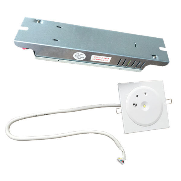 IP20 Ceiling Recessed Emergency Light with Battery Backup Battery Operated Non Maintained 3W SMD LED