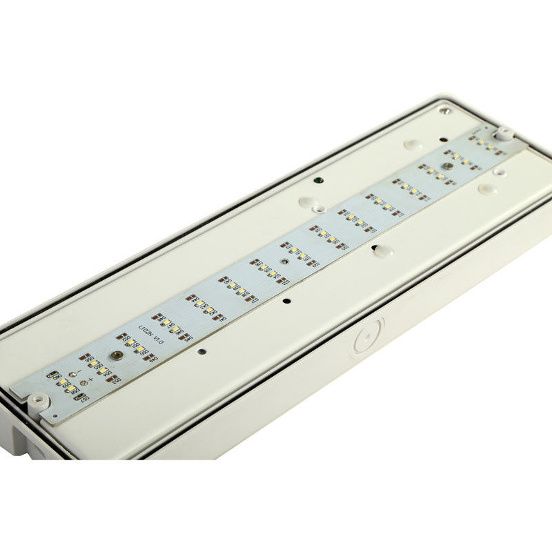 Battery Operated Self Testing Waterproof Emergency Light Outdoor IP65 Wet Location Rechargeable EL030AN