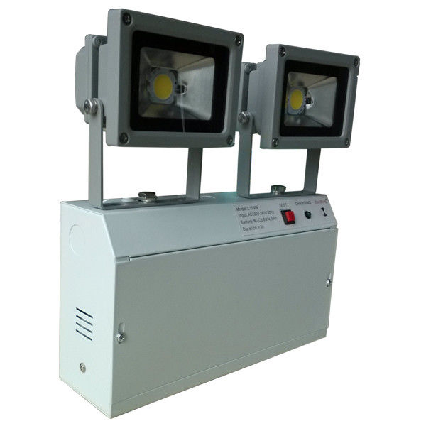 Commercial Buildings Self Testing Twin Spot Emergency Light Fixture 2x10W COB LED L109N-2