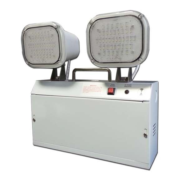 3 Years Warranty 220V-240V Twin Spot Emergency Light with 3 Hours Duration and Steel Casing