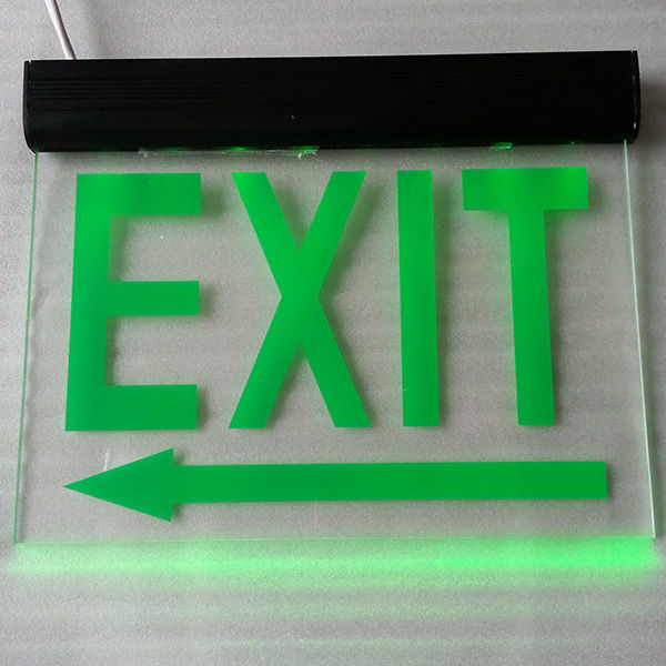 Automatic Maintained Double Sided Exit Signs For Ceiling Surface Suspended
