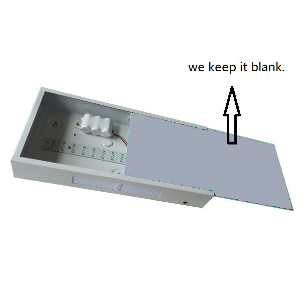 3 Hours Operation SMD LED Exit Sign Wall Surface Mounted IP20 Ni-Cd Battery L201M