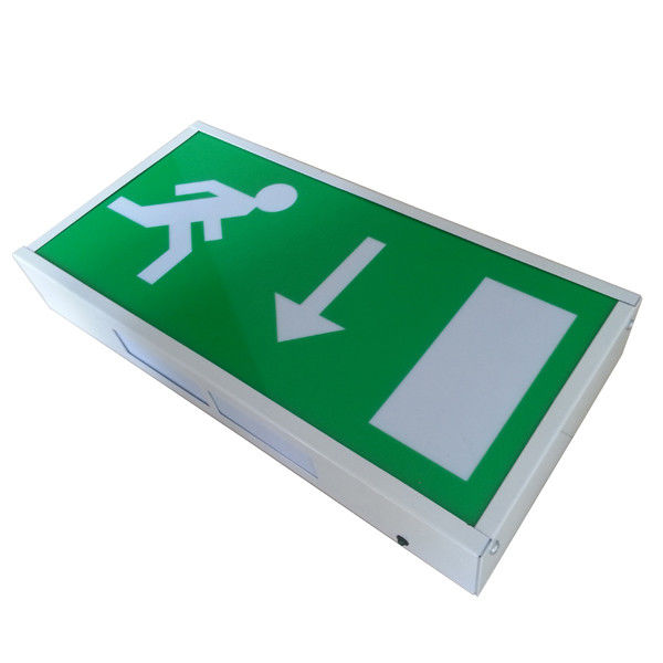 3 Hours Operation SMD LED Exit Sign Wall Surface Mounted IP20 Ni-Cd Battery L201M