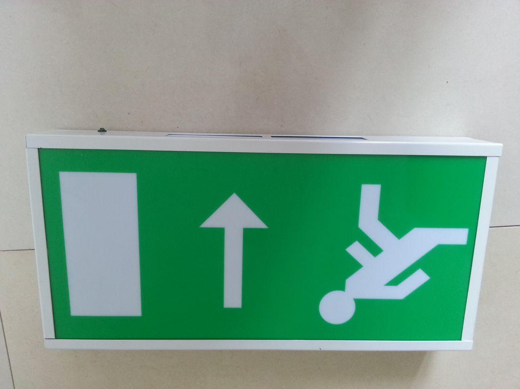 3 Hours Operation SMD LED Exit Sign Wall Surface Mounted IP20 Ni-Cd Battery L201M